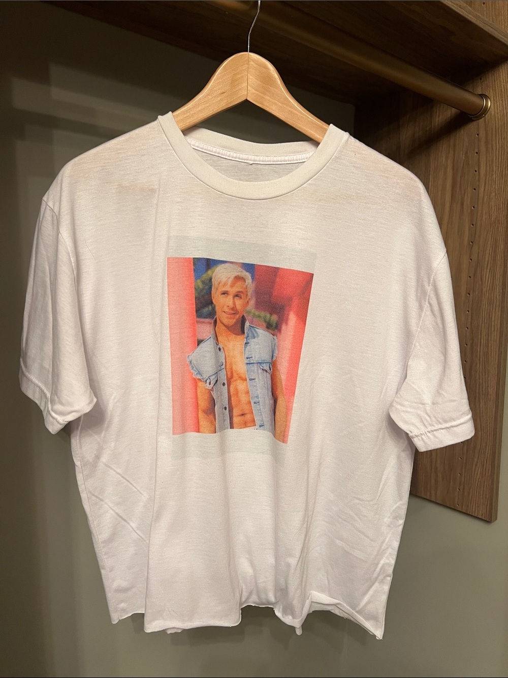 Barbie Ken White Short-Sleeve Graphic Tee